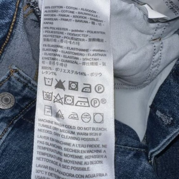 Levi’s High Rise Wedgie Straight Jeans, 0 Short (25W 28L - Picture 8 of 12